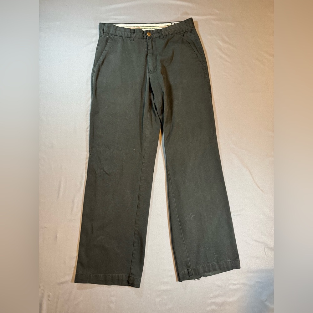 Volcom Men's Black Chino Pants Size 32 Straight Leg Skate Casual